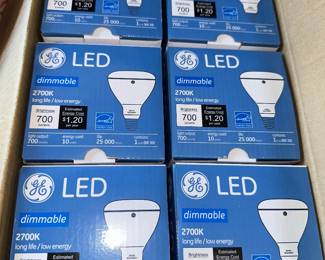 6 GE LED Dimmable Spot Lights $6.00