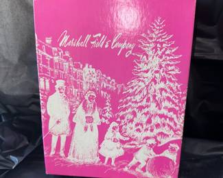 Large Marshall Field's Pink Christmas Box