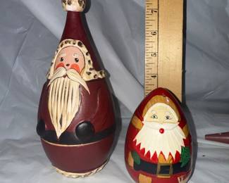 2 Santa Nesting Dolls $15.00