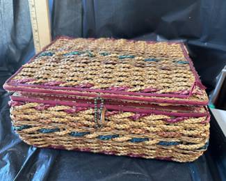 Sewing Box with Contents $8.00