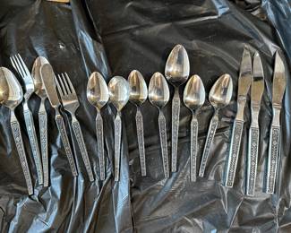 15 Pieces Riviera Stainless Japan Flatware $30.00