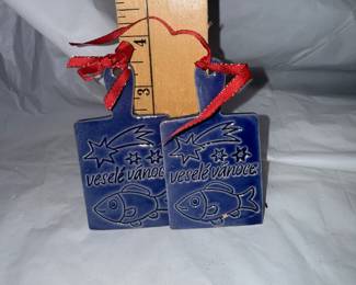 2 Czech Christmas Ornaments $5.00