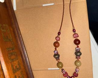 Necklace with Purple Accents $8.00