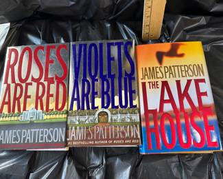 3 James Patterson Books $6.00