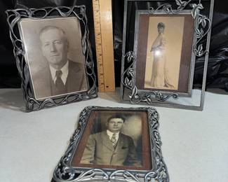 3 Silver Frames $9.00
