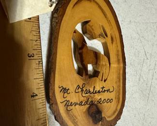 Wilderness Woods Olive Wood Christmas Ornament $4.00