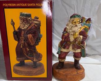 Polyresin Santa $5.00