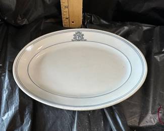 Burley & Company Hotel Dept. Chicago Platter $8.00