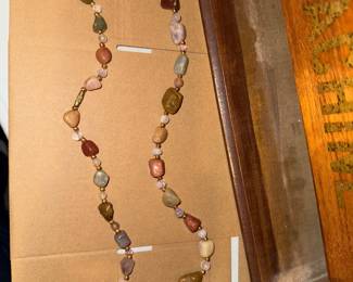 Multi Stone Necklace $6.00