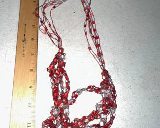 Cloth Costume necklace $3.00