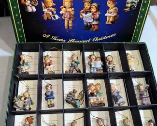 Box of 36 Studio Hummel Christmas Ornament w/COAs $100.00