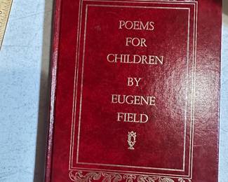Poems for Children by Eugene Field Book $5.00