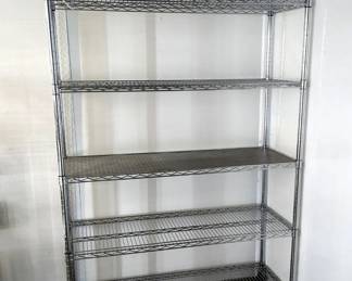 Seville Classics NSF Certified Chrome Wire Shelving Unit On Casters, Approx 75" x 47" x 18"