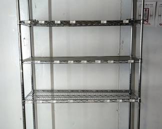 Seville Classics NSF Certified Chrome Wire Shelving Unit On Casters, Approx 75" x 47" x 18"
