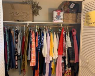 Women’s clothes: $1 each
