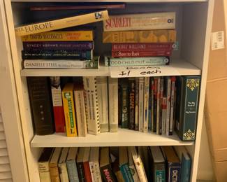 Books $1 each. Buy 3 get 1 free.