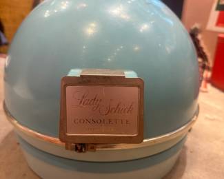 Blue hair dryer