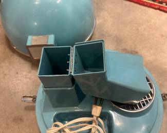 Blue hair dryer