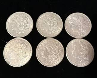  06 Morgan Silver Dollars