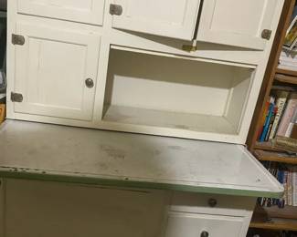 A Vintage Vibe Baking Cabinet