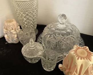 Textured Glassware  Decorative Candles