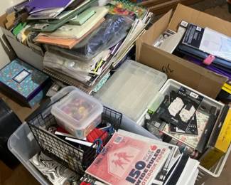 Notebooks, Cards, Crafting Items  More