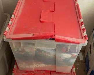 Two Bins Of Fabric