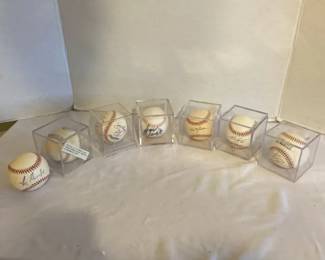 Mystery Signed Baseball Lot