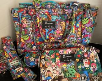 Tokidoki JuJuBe Tote  Purse With Accessories