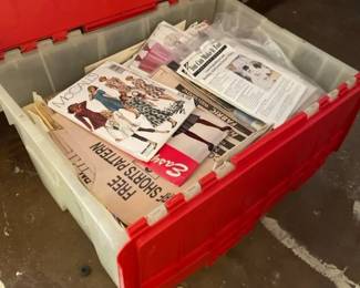 Mystery Bin Of Sewing Patterns