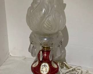 Victorian Style Electric Oil Lamp