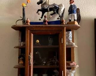 Variety Figurines  Display Cabinet