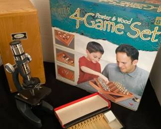 Stellar Microscope  Pewter Game Set