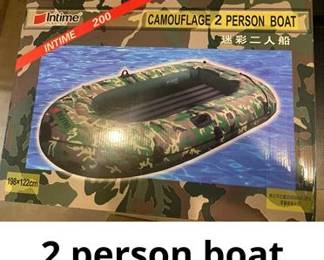 Intime Plastics camouflage 2 person boat