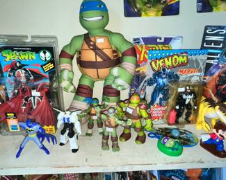 NINJA TURTLES TOYS, SPAWN, VENOM