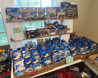 A SEA OF NEW HOT WHEELS