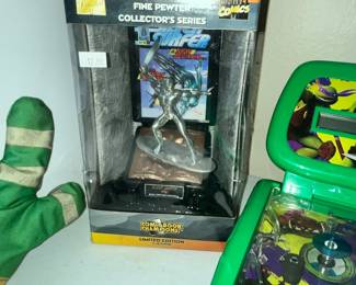 SILVER SURFER FINE PEWTER NEW IN BOX