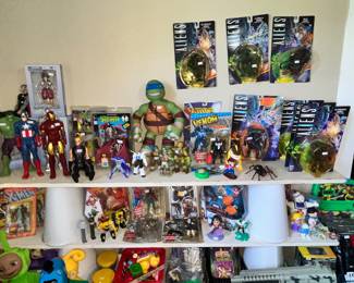 JUST PART OF THE COLLECTIBLE TOYS - MANY NEW IN PACKAGES!