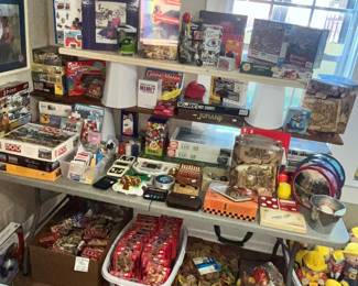 ANOTHER TABLE FULL OF MOSTLY NEW TOYS!