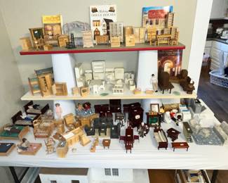 JUST PART OF OUR "DOLL HOUSE FURNISHINGS WAREHOUSE"!!