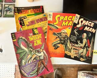 CLASSIC VINTAGE SPACE MAN, TWILIGHT ZONE, LONE RANGER