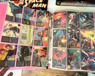 1994 MARVEL MASTERPIECES 146 CARD PREMIUM BINDER SET