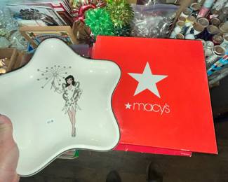 MACY'S "FAIRY" TRINKET DISH w/ BOX