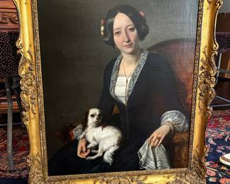 Continental School 19th c. oil on canvas 