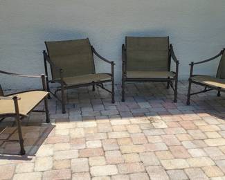 $600 Brown Jordan patio chairs