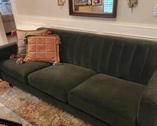 Green Velvet Sofa