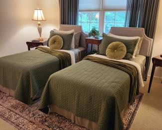 Darling Upholstered Twin Beds