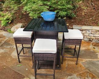 High Top Patio Set