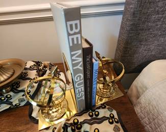 Brass Bookends