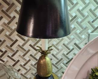 Brass Pineapple Lamp